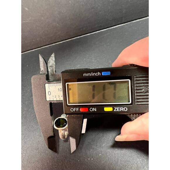 NEW Chrome tourmaline sterling silver ring size 7.5 - Picture 8 of 16